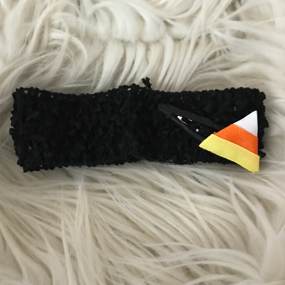 Adorable candy corn stretch band